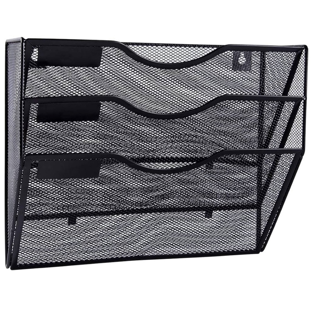 Mesh Wall Hanging File Organizer or Magazine Rack